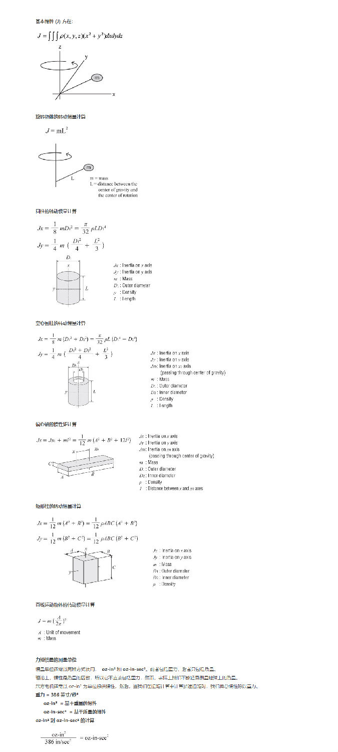 伺服電機(jī)選型程序和慣量計(jì)算的方法是什么？