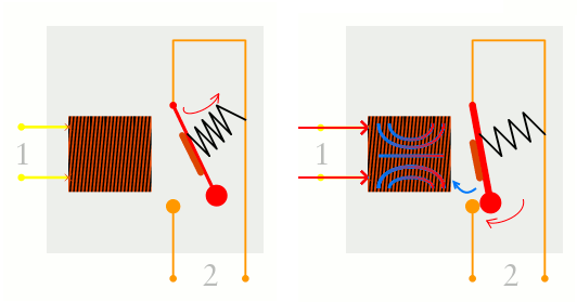 常開和常閉繼電器如何使用一個電路打開第二個電路，繼電器的工作電路圖？